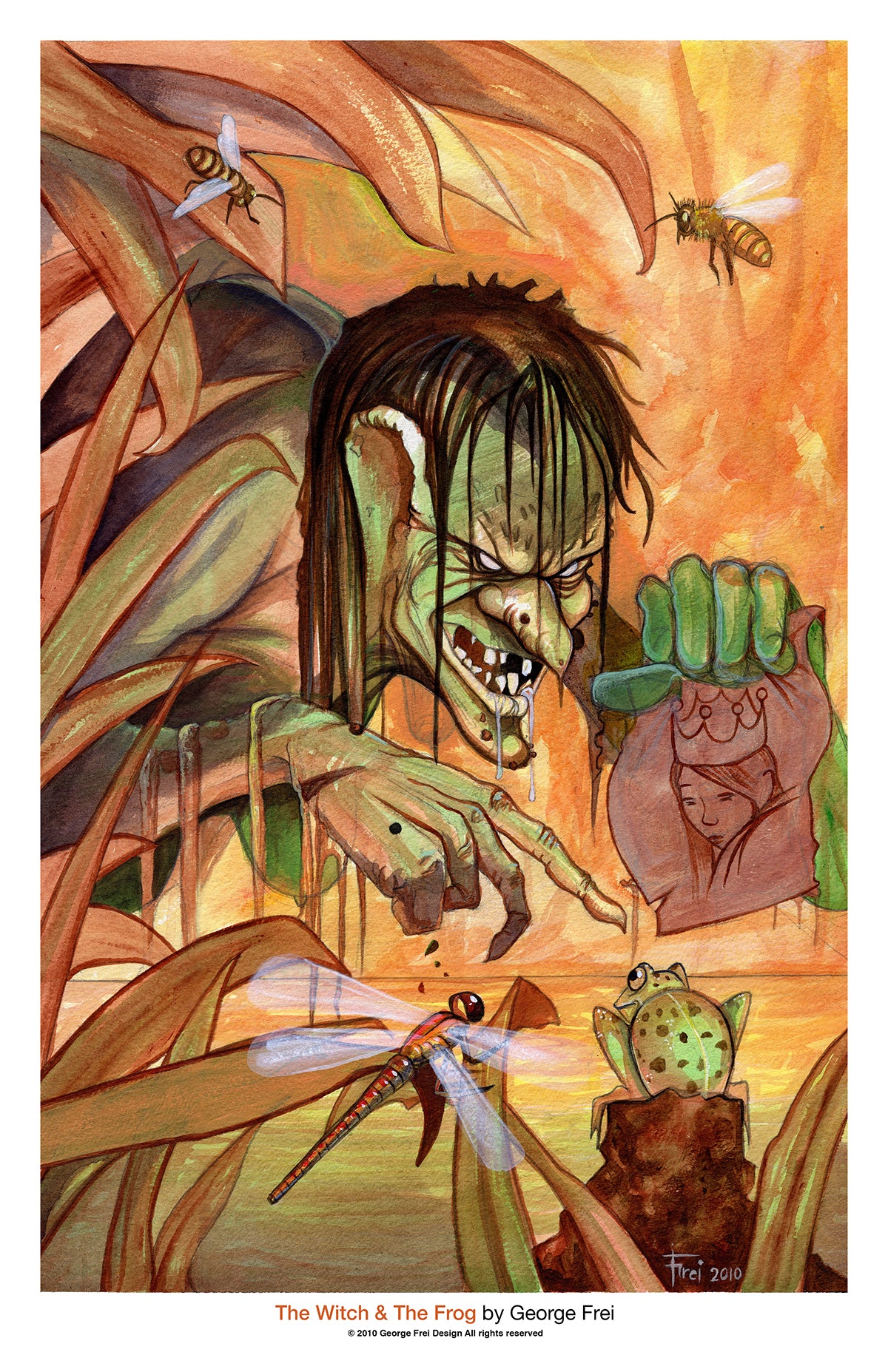 Witch and the Frog